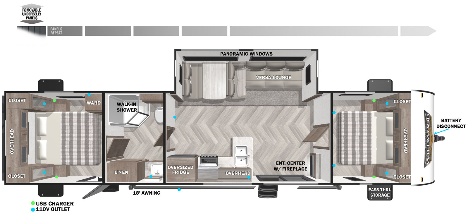 2020 Wildwood 37bhss2q Travel Trailer Carteret Rv
