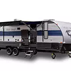 Cherokee Grey Wolf Travel Trailers May Show Optional Features. Features and Options Subject to Change Without Notice.
