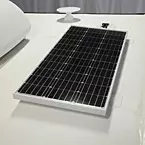 100 Watt Roof
Mounted Solar Panel May Show Optional Features. Features and Options Subject to Change Without Notice.