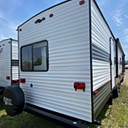 Wildwood 36VBDS Rear Door Side 3/4 View May Show Optional Features. Features and Options Subject to Change Without Notice.