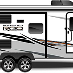 2022 Rockwood Roo Travel Trailer Exterior Camp Side Profile May Show Optional Features. Features and Options Subject to Change Without Notice.