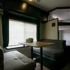 Dinette and Bunk Beds May Show Optional Features. Features and Options Subject to Change Without Notice.