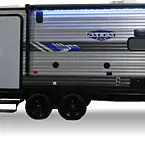 Salem FSX Travel Trailer Toy Hauler Exterior May Show Optional Features. Features and Options Subject to Change Without Notice.