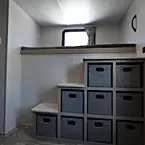 Storage with Bunk Above in Bunk Room May Show Optional Features. Features and Options Subject to Change Without Notice.