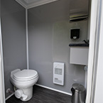 Restroom Interior May Show Optional Features. Features and Options Subject to Change Without Notice.