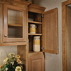 The aesthetic beauty of hidden hinges combined with the convenience of adjustable shelves gives our handcrafted cabinetry a truly residential feel. May Show Optional Features. Features and Options Subject to Change Without Notice.