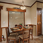 Dining Area May Show Optional Features. Features and Options Subject to Change Without Notice.