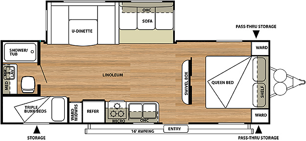 2013 Salem Floorplans Starr's Trailer Sales Brockway, PA