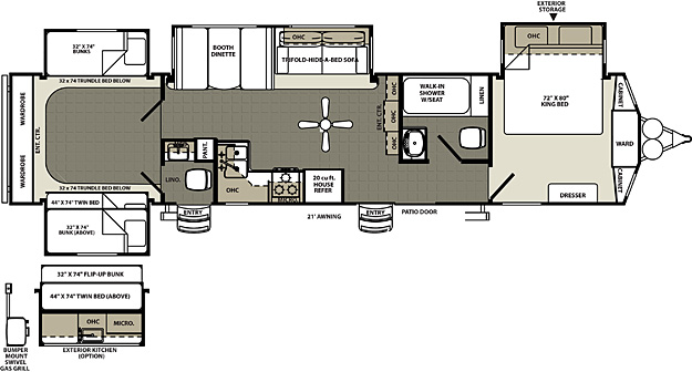 Destination Trailer Floor Plans | forest river sierra destination destination trailer by Destination Trailer Floor Plans | forest river sierra destination destination trailer by