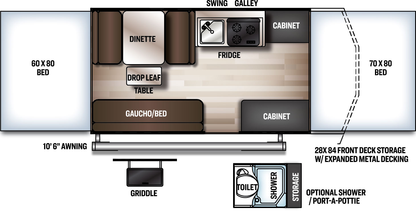 Rockwood Extreme Sports Package 2280BHESP Forest River RV Manufacturer of Travel Trailers