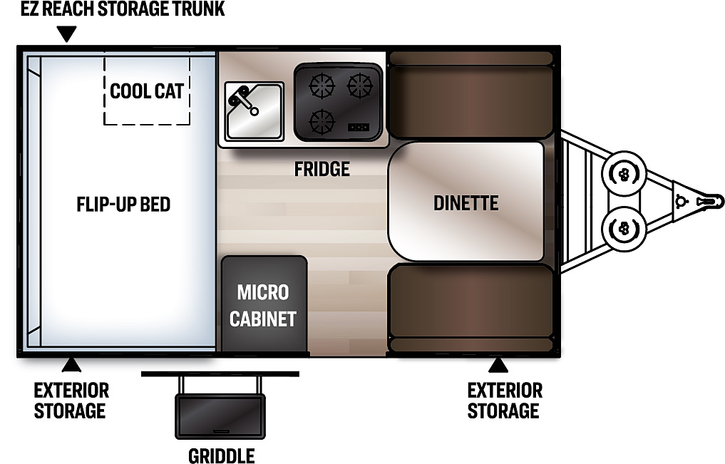 Rockwood Hard Side PopUp Campers A122 Forest River RV Manufacturer