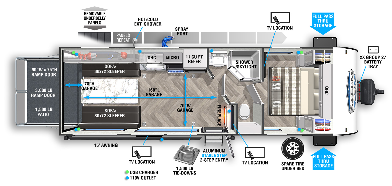 Salem FSX 260RT Forest River RV Manufacturer of Travel Trailers