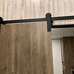 Craftsman Style Barn Door May Show Optional Features. Features and Options Subject to Change Without Notice.