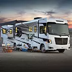 FR3 Class A Motorhome Exterior May Show Optional Features. Features and Options Subject to Change Without Notice.