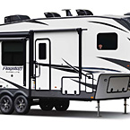 Flagstaff Super Lite Fifth Wheel Exterior (Optional White Fiberglass) May Show Optional Features. Features and Options Subject to Change Without Notice.