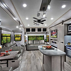 Flagstaff Super Lite Fifth Wheel Interior (528IKRL Shown) May Show Optional Features. Features and Options Subject to Change Without Notice.
