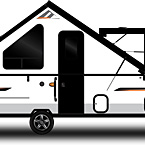 2022 Rockwood Hard Side Camping Pop-Up Trailer Exterior Camp Side Profile May Show Optional Features. Features and Options Subject to Change Without Notice.