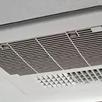 15,000 BTU ceiling ducted, ultra quiet roof air  conditioner with heat pump (N/A – Dual AC option or Transit Series) May Show Optional Features. Features and Options Subject to Change Without Notice.