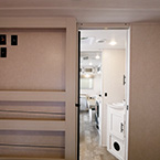 Bedroom storage and TV cabinet May Show Optional Features. Features and Options Subject to Change Without Notice.