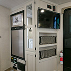 Entertainment center, entry door and refrigerator May Show Optional Features. Features and Options Subject to Change Without Notice.