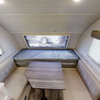 Bed and dinette May Show Optional Features. Features and Options Subject to Change Without Notice.