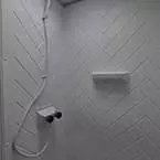 Bathroom Shower May Show Optional Features. Features and Options Subject to Change Without Notice.