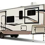 Wildwood Heritage Glen Elite Series Fifth Wheel Exterior May Show Optional Features. Features and Options Subject to Change Without Notice.