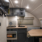 Front dinette, TV and kitchen from Entry May Show Optional Features. Features and Options Subject to Change Without Notice.