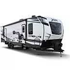 XLR Hyper Lite Travel Trailer Toy Haulers Exterior May Show Optional Features. Features and Options Subject to Change Without Notice.