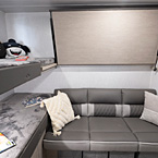 Bunk Room Sofa with Bunk Up May Show Optional Features. Features and Options Subject to Change Without Notice.
