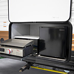 Exterior Camp Kitchen May Show Optional Features. Features and Options Subject to Change Without Notice.