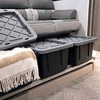 Stow-N-Go Sofa May Show Optional Features. Features and Options Subject to Change Without Notice.
