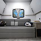 Versa Bunk Couch with Bunks Up May Show Optional Features. Features and Options Subject to Change Without Notice.