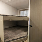 View of bunk area May Show Optional Features. Features and Options Subject to Change Without Notice.