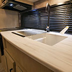 Close up of sink May Show Optional Features. Features and Options Subject to Change Without Notice.