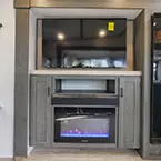 Entertainment Center with 50 inch LED TV, Soundbar and Fireplace May Show Optional Features. Features and Options Subject to Change Without Notice.