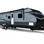 Aurora Travel Trailers Exterior (34BHTS) May Show Optional Features. Features and Options Subject to Change Without Notice.