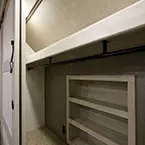 Closet space May Show Optional Features. Features and Options Subject to Change Without Notice.