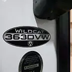 Wildcat 363DVW sticker  May Show Optional Features. Features and Options Subject to Change Without Notice.