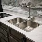 Double Basin Sink May Show Optional Features. Features and Options Subject to Change Without Notice.