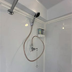 Shower Head, Dispensers May Show Optional Features. Features and Options Subject to Change Without Notice.