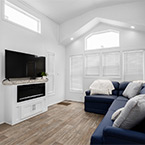 Living Room May Show Optional Features. Features and Options Subject to Change Without Notice.