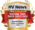 RV News 2026 RV of the Year - Traditional Travel Trailer Couples Coach