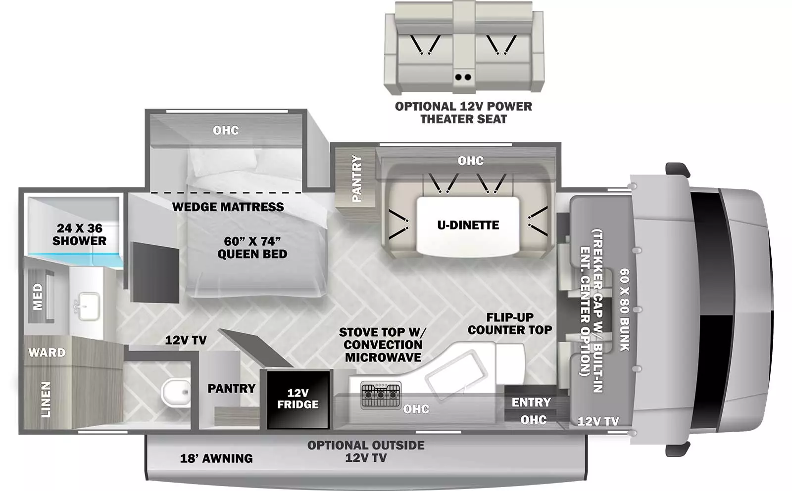 Forester Classic 2441DS Floorplan