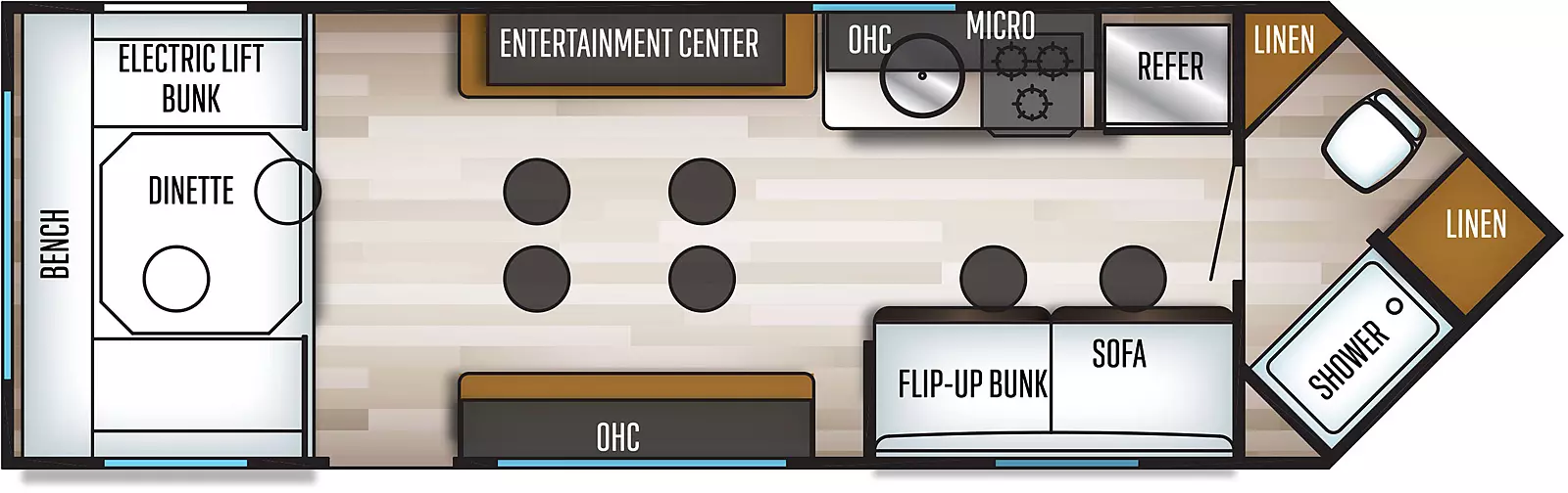 Grey Wolf 21GP Floorplan