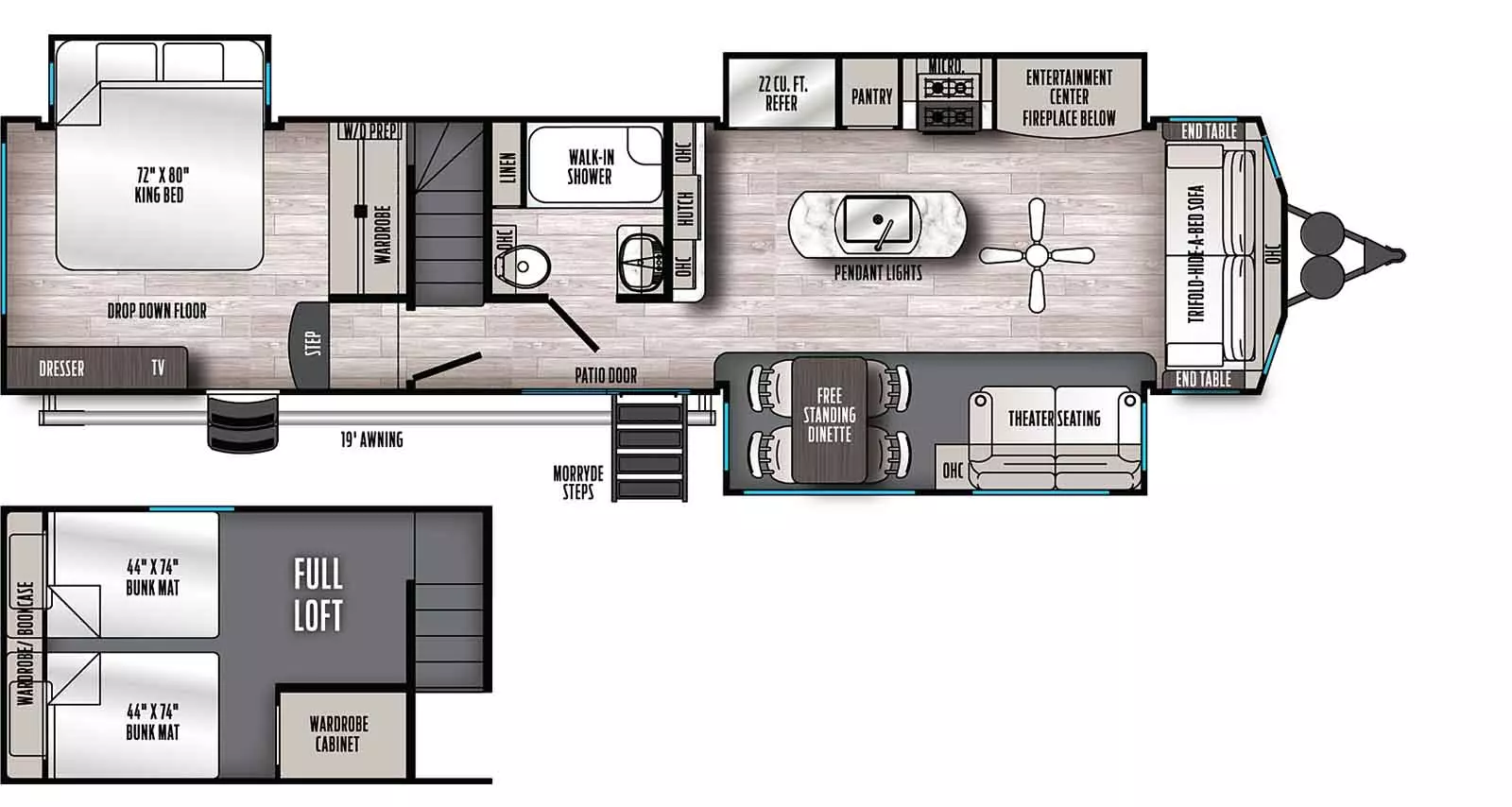 399LOFT Floorplan Image