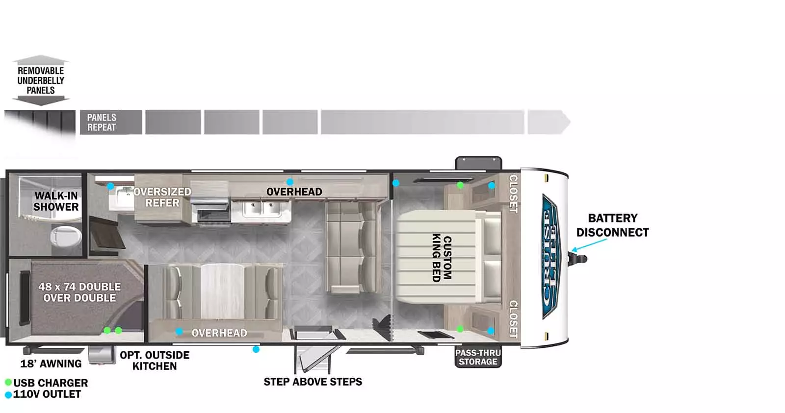 261BHXL Floorplan Image