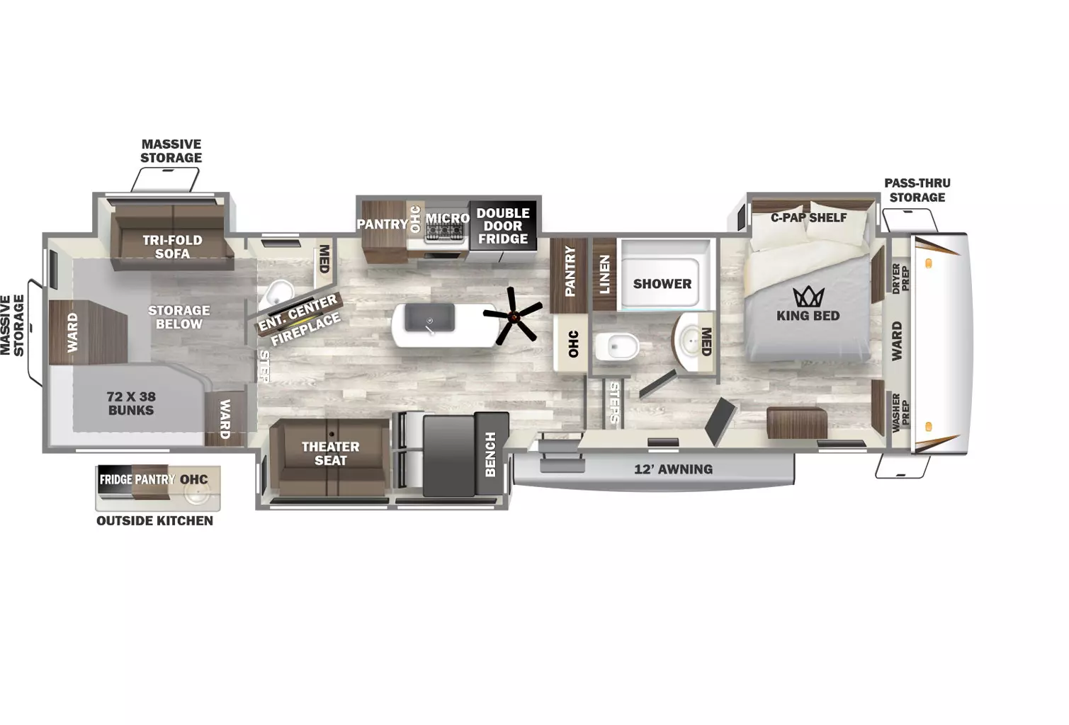 350BH Floorplan Image