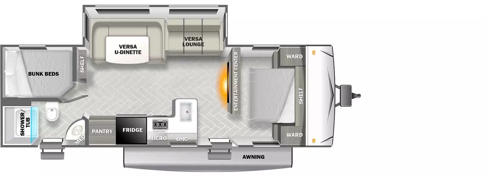 2700BHX Floorplan Image