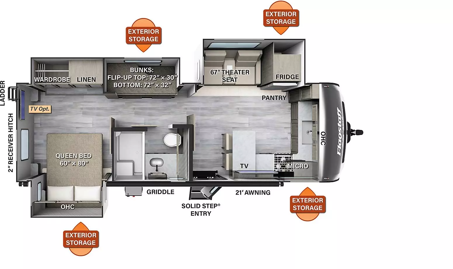 826BHS Floorplan Image